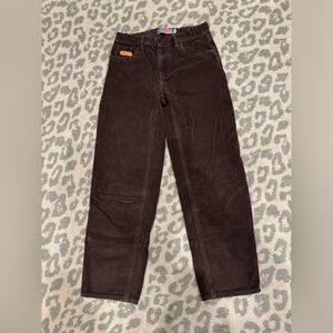 Empyre Loose Fit Brown Corduroy Skate Pants 27